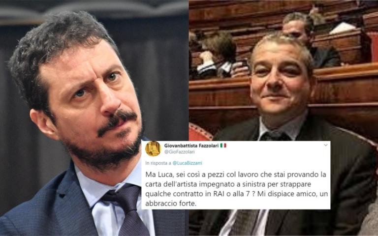 Il senatore di FdI attacca Luca Bizzarri: «Vuoi strappare un contratto in Rai?». Ma lui già lo ha