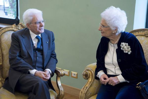 Liliana Segre, Mattarella ammette che l’Italia è un Paese intollerante