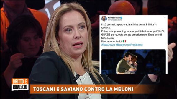 La serata in cui Salvini e Meloni hanno deciso di citare (a distanza) Gandhi (con una frase mai detta)