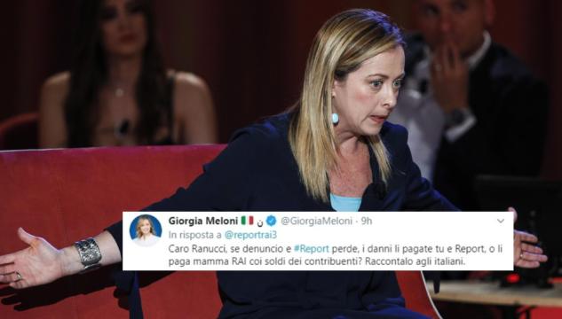 Meloni contro Report