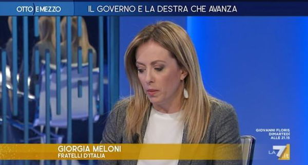 Meloni a Otto e Mezzo è meno sovranista e chiede alla UE di aiutare l’Italia sull’ex Ilva | VIDEO