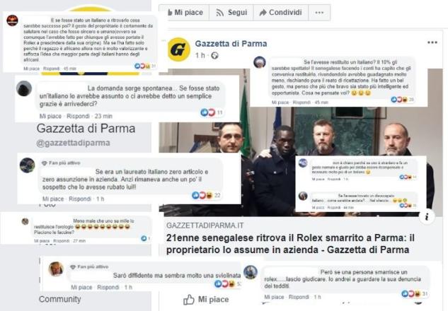 Gli assurdi commenti (e complotti) alla notizia del giovane senegalese che ritrova e restituisce un Rolex article-post