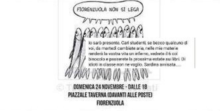 Le scuse del professore che ha ‘minacciato’ i suoi studenti Sardine