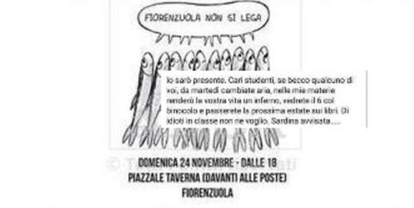 Le scuse del professore che ha ‘minacciato’ i suoi studenti Sardine