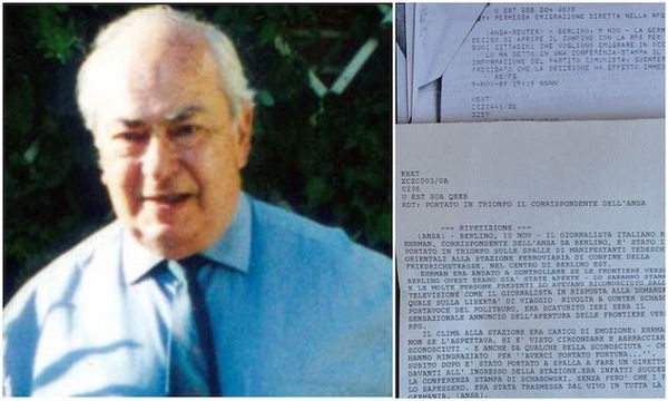 La storia del giornalista Ansa che fece cadere il muro di Berlino