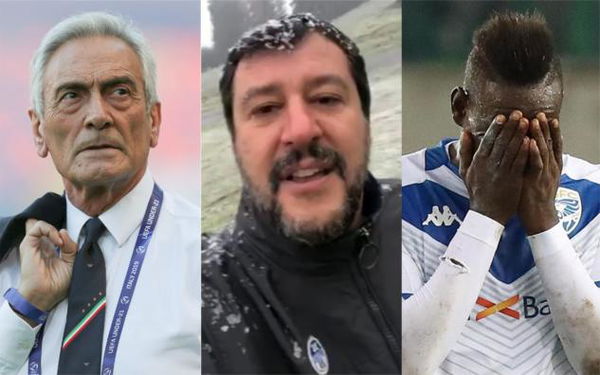 Salvini attacca Gravina sul caso Balotelli: «Non è lui a fare le convocazione per la Nazionale»