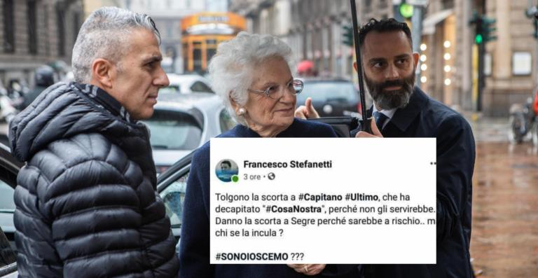 L’esponente di FdI sulla scorta a Liliana Segre: «Ma chi se la inc*la»