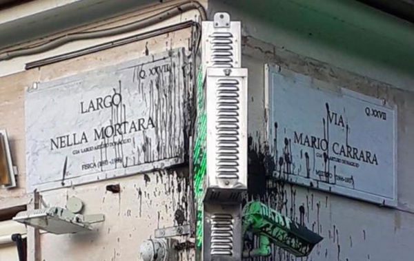 A Roma sono state già imbrattate le targhe per le vittime delle leggi razziali