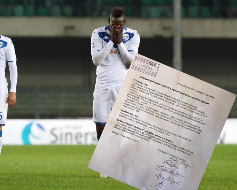Verona, il consigliere comunale che presenta una mozione per denunciare Balotelli