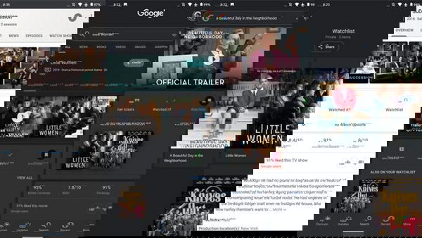 Google search watchlist e novità YouTube per film e serie tv