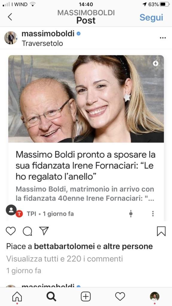 Massimo Boldi matrimonio