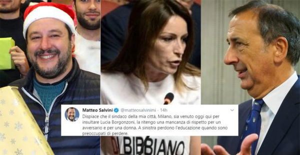 La paradossale accusa di sessismo di Salvini a Sala per aver definito «sciocche» le maglie di Borgonzoni
