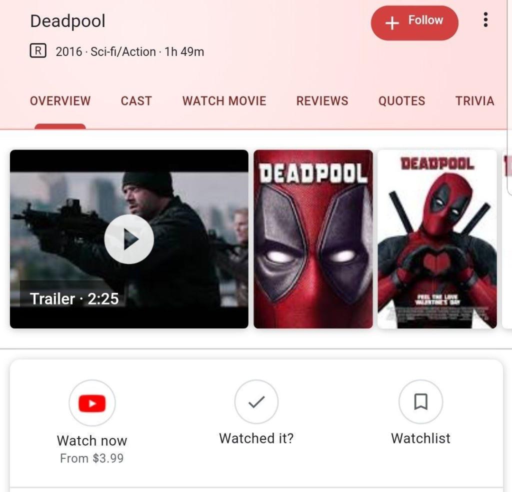 Google Search e YouTube