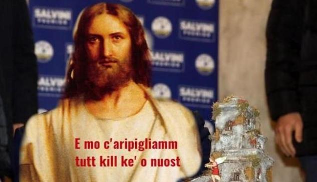 Gesù come Savastano, la Lega chiede scusa e spiega: «È stato un errore tecnico»