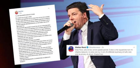 Renzi usa un post di Enzo Puro per dire a Formigli: «A me squadrista non mi chiami» article-post