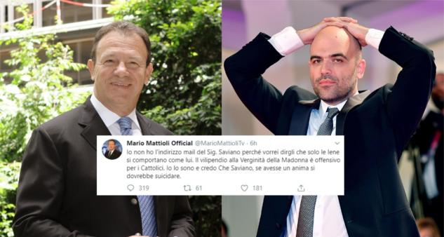 Mario Mattioli invita Roberto Saviano a suicidarsi article-post