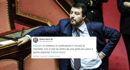 Quanto è lontano il 2017 di Salvini: «Non è che sei eletto da una parte poi passi a quella opposta» article-post