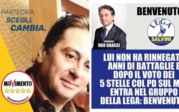 Ugo Grassi lo aveva ‘promesso’: «Partecipa, scegli, cambia». E, infatti, è passato alla Lega