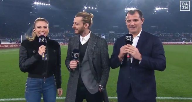 Diletta Leotta dice che i tifosi della Lazio hanno cantato «I giardini di Marzo di Venditti» | VIDEO