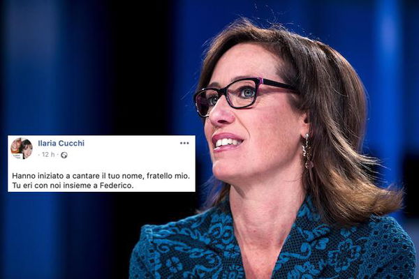 Ilaria Cucchi dal palco delle Sardine a Ferrara ricorda il fratello e Aldrovandi