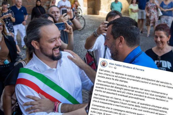 Audio Lega a Ferrara, il sindaco Fabbri dice che sta verificando l’accaduto, ma nel frattempo vuole querelare