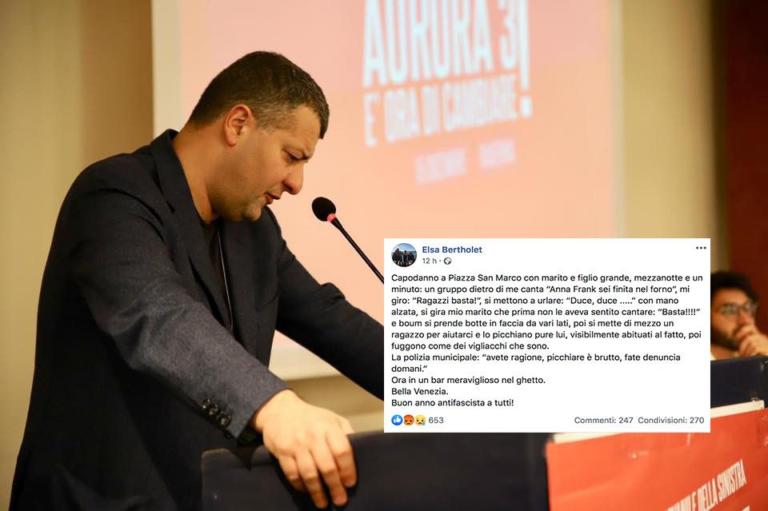 Arturo Scotto (Articolo 1) aggredito a Venezia al grido ‘Duce, Duce’