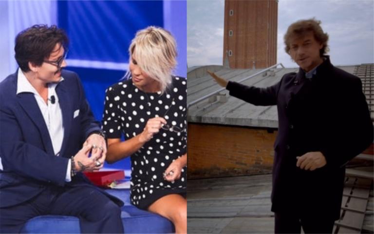 La febbre del sabato sera non è per la cultura: Johnny Depp (e Maria De Filippi) ‘battono’ Alberto Angela