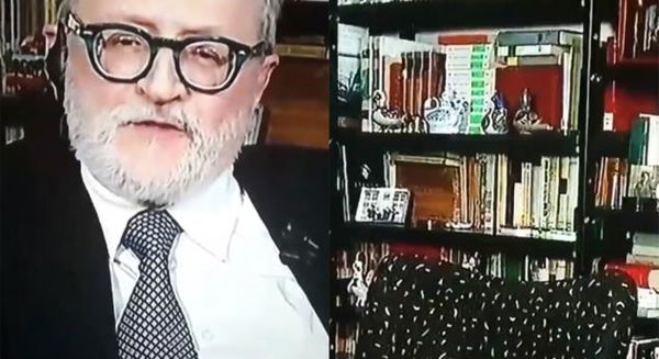 Piazzapulita, fanno una domanda sul caso Salvini e il citofono: Becchi si alza e se ne va (da casa sua) | VIDEO