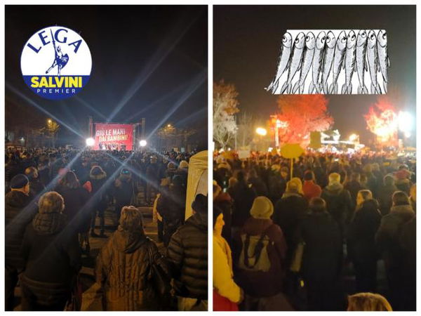 «A Bibbiano le sardine sono 5 volte più della Lega in una piazza grande la metà»