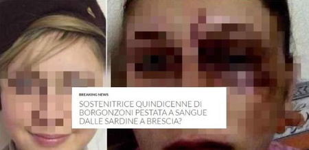 La brutta (e falsa) storia della sostenitrice leghista «picchiata dalla sardine» a Brescia article-post
