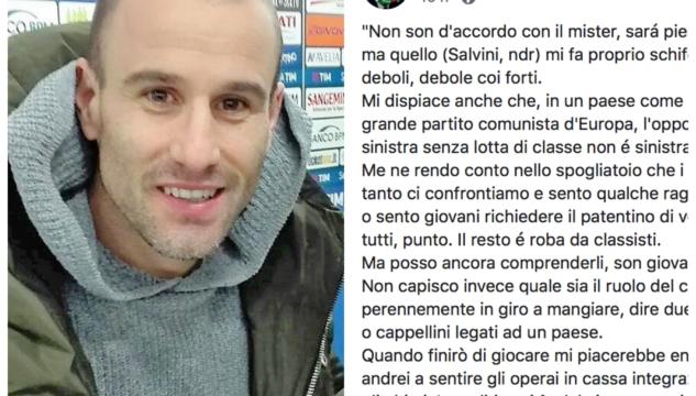 Rodrigo Palacio contro Salvini