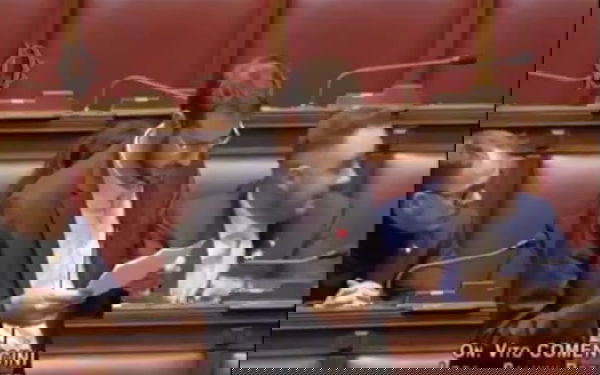 Il leghista Comencini che cita Limes ma pronuncia «Laims»