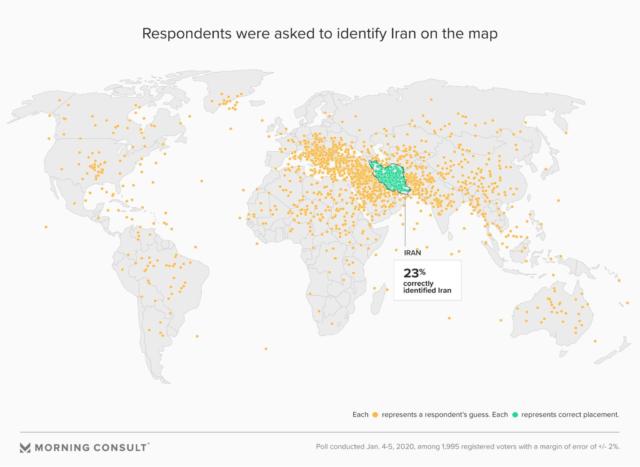 Voi lo sapete dov’è l’Iran? La maggioranza degli americani no article-post