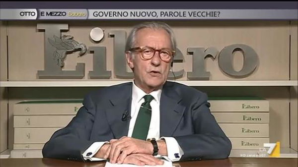 Vittorio Feltri attacca Mattarella: «Il Quirinale tiene in vita il M5S con le flebo»