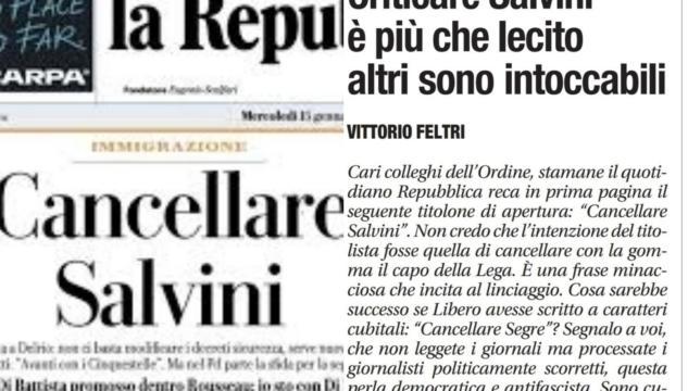Libero denuncia Repubblica