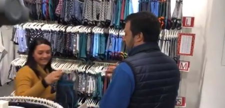 Salvini si prepara alle nuove sfide comprando le mutande | VIDEO article-post
