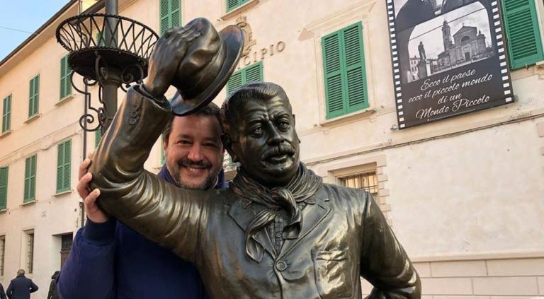 Salvini è convinto che Peppone (personaggio inventato) oggi voterebbe per la Lega