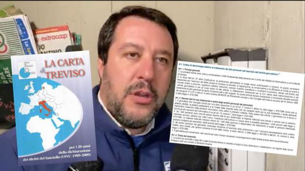 «Quando ero giornalista mi divertivo a fare ‘ste cose», così Salvini viola il codice deontologico