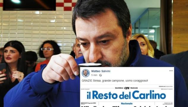Salvini ringrazia Mihajlovic