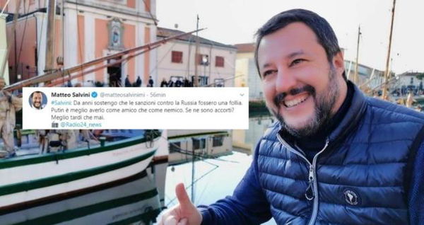 Salvini sulle sanzioni alla Russia: «Putin è meglio averlo come amico che come nemico»