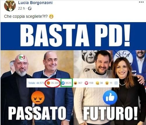 Il sondaggio lanciato da Lucia Borgonzoni in cui vince Stefano Bonaccini article-post