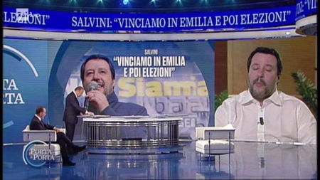 Rai 1 manda in onda uno ‘spot elettorale’ di Salvini durante l’intervallo di Juventus-Roma article-post
