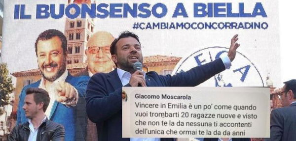 Il vicesindaco leghista di Biella e il commento sessista sulla vittoria di Bonaccini