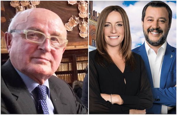 Il padre di Lucia Borgonzoni contro Salvini: «Paga i diritti ad Albanese per il ministro della paura?»