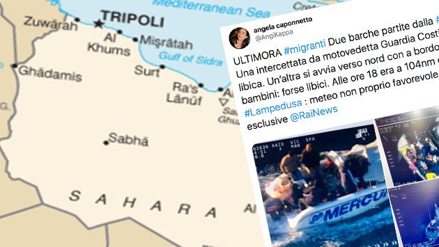 Libia, situazione critica: tre gommoni di migranti in mare, molte donne e bambini article-post