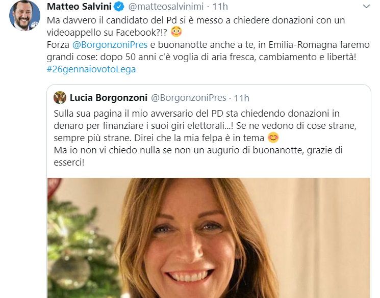 La stoccata di Bonaccini a Borgonzoni: «C’è chi chiede un contributo volontario e chi sottrae 49 milioni agli italiani»