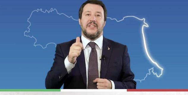 Matteo Salvini rompe il silenzio elettorale parlando, ancora, di Bibbiano