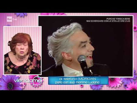 Morgan fa piangere la mamma, poi la Balivo lo rimprovera a Vieni da Me article-post