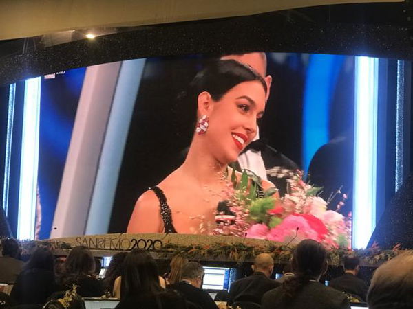 Il tango di Georgina Rodriguez, che poi porta i fiori a Cristiano Ronaldo