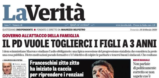 Belpietro vede trame comuniste anche nell’obbligo di asilo a partire dai 3 anni article-post